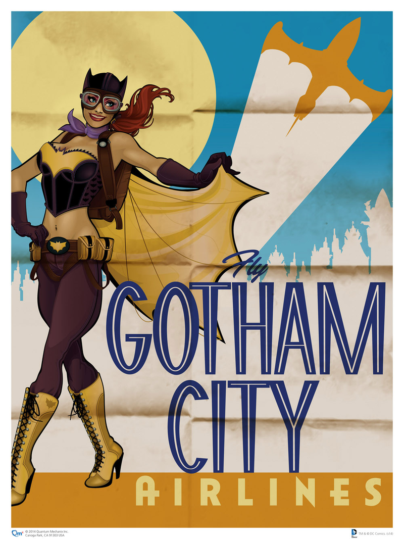 Illustration for article titled Show Your Love For DC Comics Heroines With These Dreamy 1940s Pin-Ups!